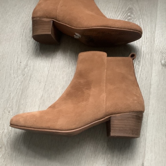 Witchery suede boots camel suede‎ size 38 western casual leather - Picture 2 of 7